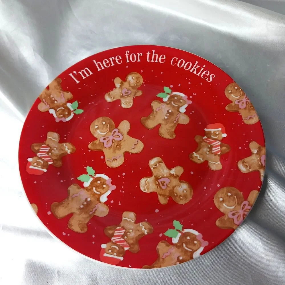 ROYAL NORFOLK 8'' GINGERBREAD MAN PLATE